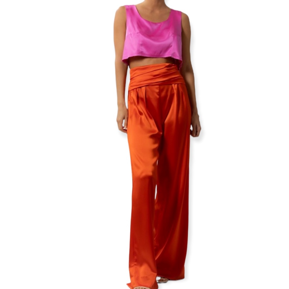 NWT Nonchalant Pascale orange pants - Picture 6 of 7